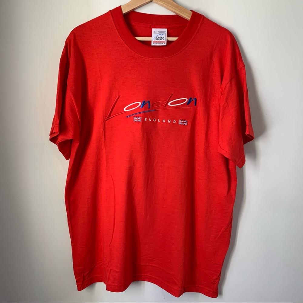 Screen Stars Vintage T-shirt Cotton London England Men’s Large